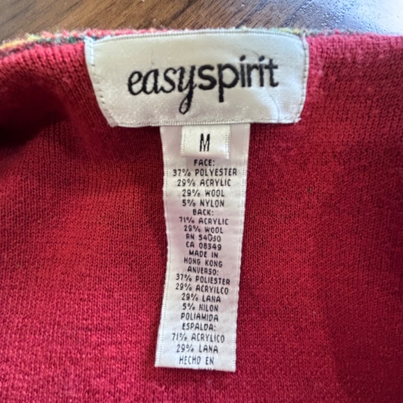 Vintage Easy Spirit made in Hong Kong wool blend button up jacket size M - Picture 13 of 16